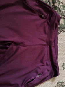 Purple Athleisure Pants