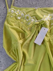green lace cami top