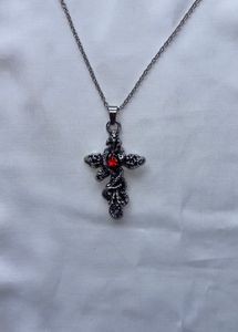 Gothic Cross Pendant Necklace