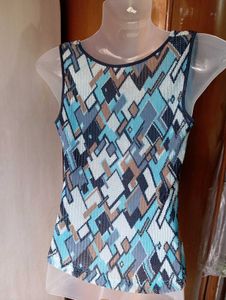 Patterned Tank Top