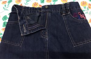 Denim Short Skirt