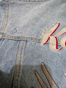 Japanese inspired Embroidered Denim Jacket