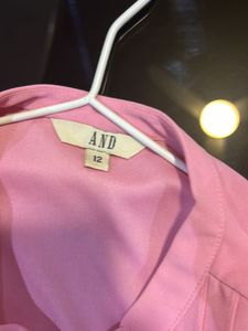 Ruffle Sleeve Pink Blouse