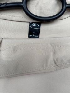 DAZY Beige Mini Skirt
