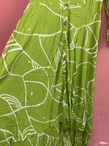 Women printed flared kurta