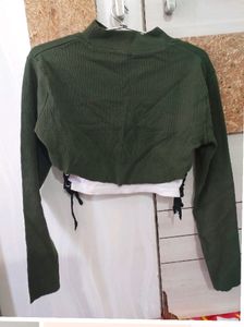 Crop Top With Inner Combo