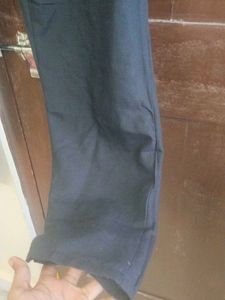 Elegant Grey Casual Pants