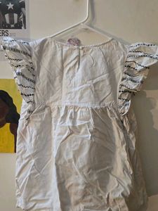 White Embroidered Top