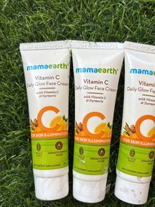 Mamaearth Vitamin C Daily Glow Face Cream Pack Of3