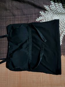 Camisole &amp; Slip Padded Black Colour
