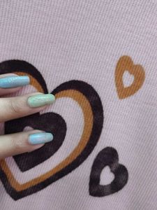 Crop Top with Heart  🤎