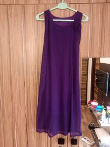 Beautiful Purple One Piece Short Dress 💜