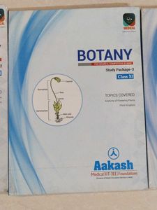 Aakash Botany Study Package for XI - NEET/IIT JEE