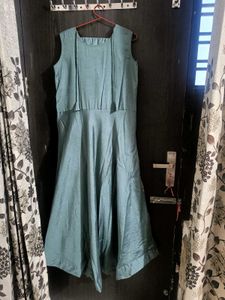 Partywear Gown with Legging and Sleeves