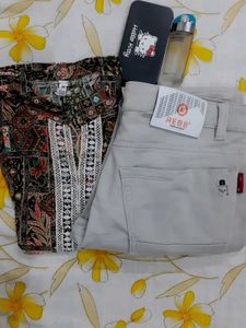 Stylish Printed Kurti with Pants