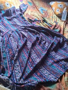 Vintage Style Paisley Dress