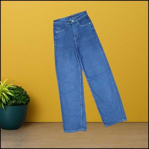 women blue straight jeans size 26 ( O-53)