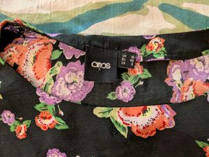 ASOS Floral Print Crop Top