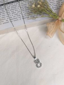 Cute Silver Pendant Necklace