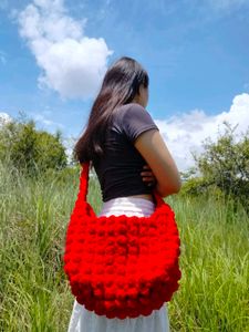 Crochet Popcorn Bag
