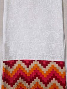 White Embroidery Kurti