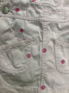 OshKosh Girl Pink Floral Overalls