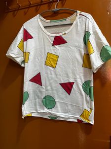Geometric Print Tee