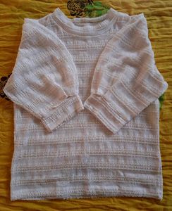 White Knit Top &amp; Shrug