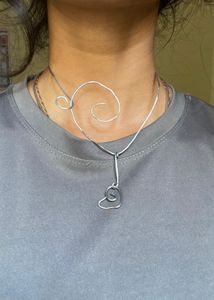 Unique Wire Art Necklace
