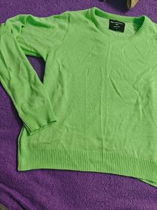 Green Knit Sweater