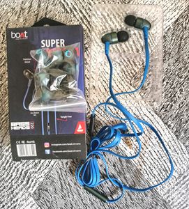 Boat BassHeads 220 - Wired Headset - Blue