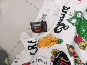 Fun Graphic Print Tee