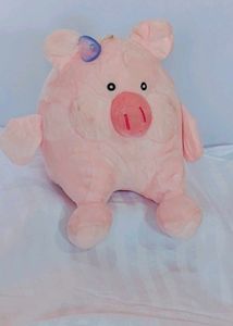 Pink Pig Plushie
