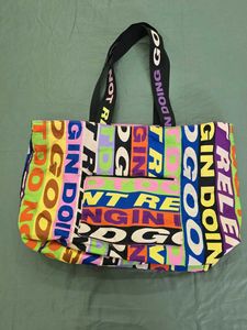 H&amp;M Colorful Graphic Tote Bag