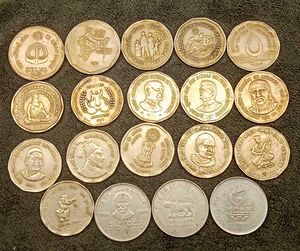 ₹2 Commemorative Coins for Sale (19 pcs)