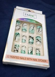 Press-On Nails: Marble Design