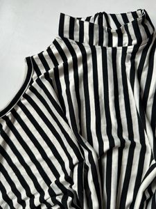 Black And White Strip Top
