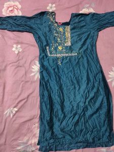 stylesh blue kurti for women