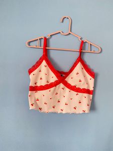 H&M Cherry Top