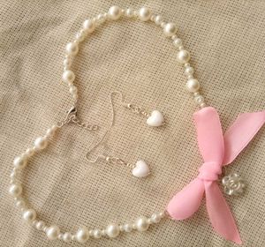 &#34;Vintage&#34;Cottage Core Bow Neckpiece💗🌷✨