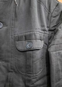 Unisexual Casual Black Jacket