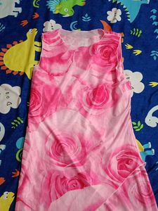 Vintage Rose Print Dress
