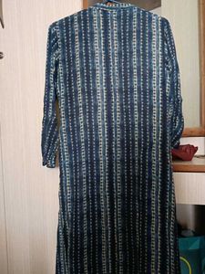 Navy Blur Kurti