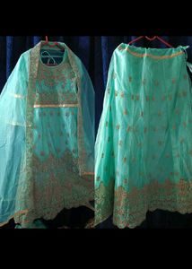 Emerald Green Embroidered Salwar Kameez