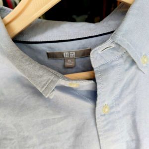Original Blue Uniqlo Shirt