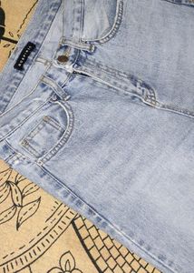 Light Blue Wide Leg Jeans
