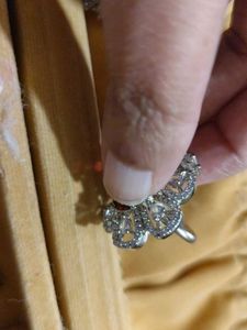Combo - 1 Pair Zirconia Earrings and Ring