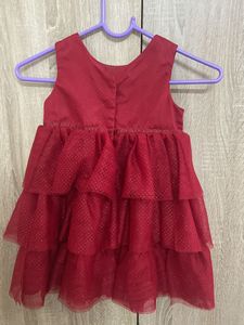Red Tiered Dress