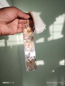 Floral Resin Bookmark