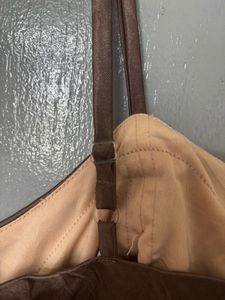 Vintage Brown &amp; Pink Dress